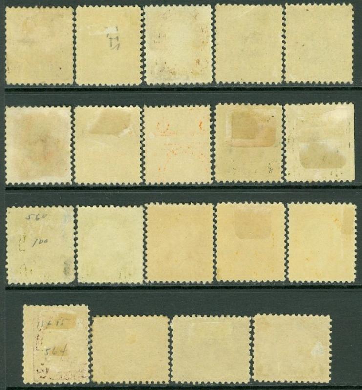 USA : 1922-23. Nice Mint OGH grouping of 19 stamps between Sc #552/571. Cat $466