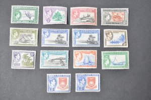 British Gilbert & Ellice Islands sc# 40-51 MNH & MH OG set 1939 some gum toning