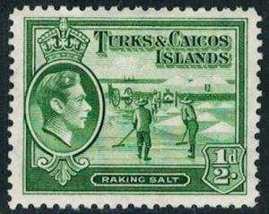 Turks and Caicos Islands Scott 79 Unused lightly hinged.