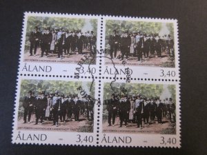 Finland Aland 1992 Sc 68 BLK(4) et FU