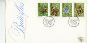 1981 Great Britain Butterflies (Scott 941-44) FDC