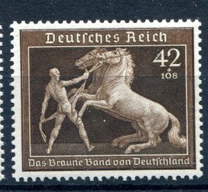 GERMANY 3rd REICH 1939 6th BROWN RIBBON AT MUNICH SCOTT B145 PERFECT MNH