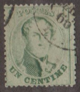 Belgium Scott #13 Stamp - Used Single