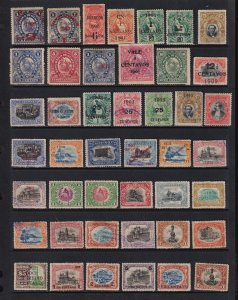 Guatemala - 44 Old stamps - check scan for better values