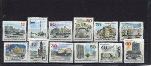 GERMANY/BERLIN 1965 SET OF 12 STAMPS MNH