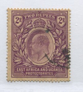 East Africa and Uganda KEVII 1907 2 rupees used