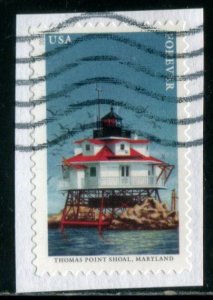 5625 (55c) Mid-Atlantic Lighthouses - Thomas Point Shoal SA. used on paper