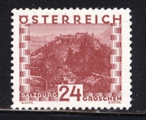 Austria 1929  Scott #332 maroon MH