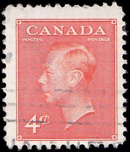 Canada Scott 306 George VI Used