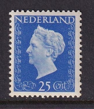 Netherlands   #294  MNH 1947  Wilhelmina  25c