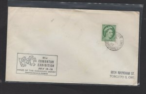 Canada 1959 Edmonton Fair Home of the Canadian Derby  cachet cover #2