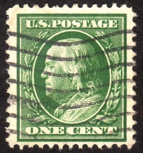 1908, US 1c, Franklin, Used, well centered jumbo, Sc 331