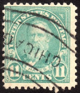 1922, US 11c, Hayes, Used, Sc 563