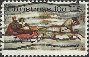 # 1551 USED CHRISTMAS CURRIER AND IVES