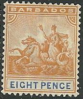 Barbados - 77  - MH  - SCV-4.50