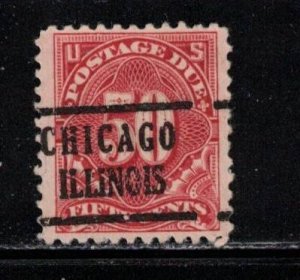 USA Scott # J67 Used - Postage Due - Chicago Precancel