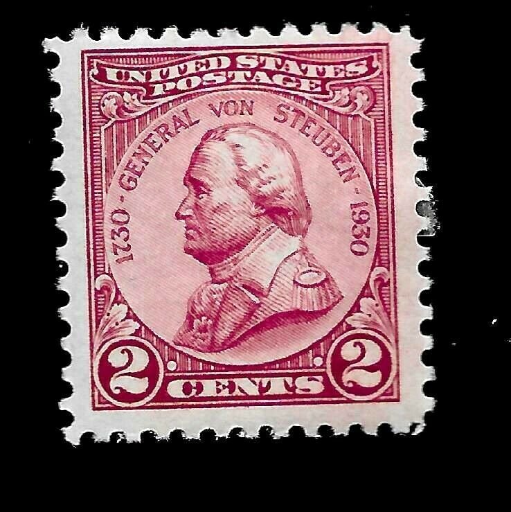  US 1929 SC # 689  2c  VON STEUBEN  MINT H - Crisp Color