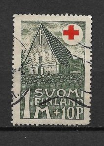 1931 Finland ScB5 Church at Attula/Red Cross used