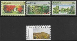 Australia 1132-35  1989  set  4  vf  mint NH