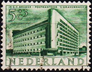 Netherlands. 1955 5c+3c S.G.811 Fine Used