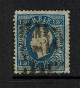 Portugal SC# 46, Used, shallow ctr thin, embossing tear, perf 12.5 - Lot 072317