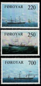 Faroe Islands # 90 - 92 MNH