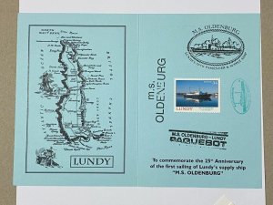 LUNDY: LUNDY PRIVATELY PRODUCED STAMP FOLDER