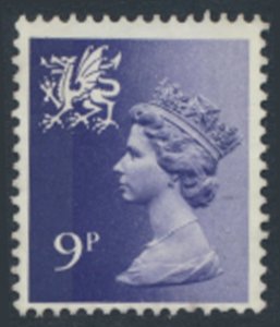 GB Wales   SC# WMMH12  SG W27  Used 2 phosphor bands see details & scans