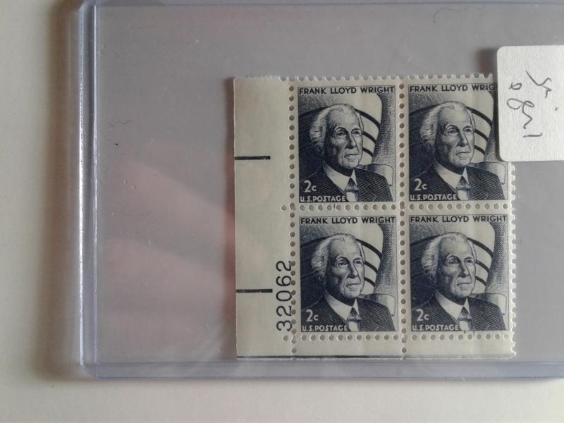 SCOTT # 1280 PROMINENT AMERICANS ISSUE PLATE BLOCK MINT NEVER HINGED GEM QUALITY