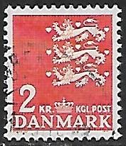 Danmark # 298 - State Seal - 2Kr - used  {Dk1}