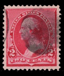 MOMEN: US STAMPS #220c 2 HATS USED PSE GRADED CERT XF-SUP 95J LOT #88890