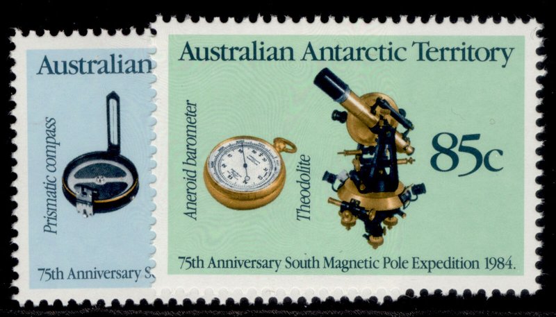 AUSTRALIA - Antarctic Territory QEII SG61-62, 1984 complete set, NH MINT.