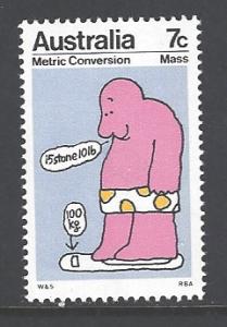 Australia Sc # 541 mint never hinged (BC)