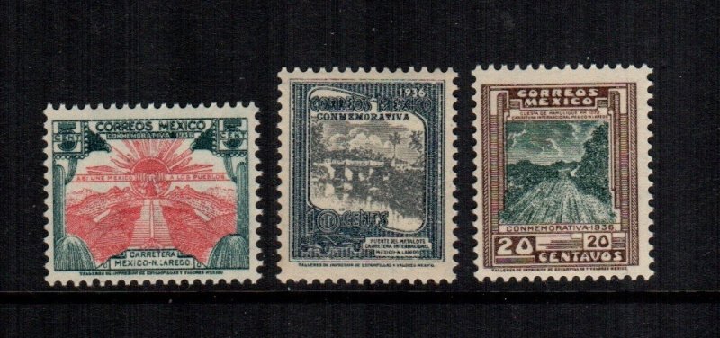 Mexico 725-727   MNH  cat $  5.00