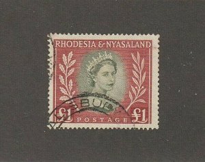 EDSROOM-6564 Rhodesia & Nyasaland 155 Used 1954 Top Value
