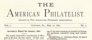Doyle's_Stamps: APS Members' Delight- The American Philatelist, Vol. 1, No. 2