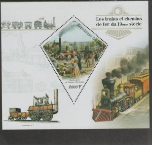 MALI - 2019 - 19th Century Locomotives - Perf Min Sheet - MNH - Private Issue