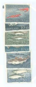 Greenland #136-141  Single (Complete Set)