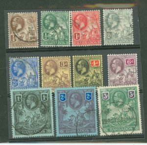 Barbados #116-126 Used Single (Complete Set) (King)