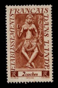 FRENCH INDIA  Scott 213 MH* Apsaras stamp