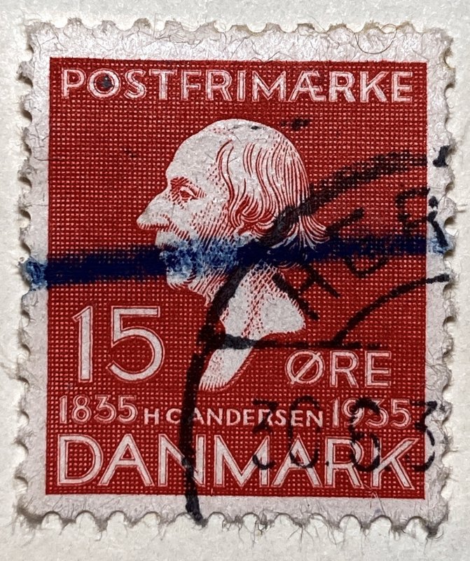 AlexStamps DENMARK #249 VF Used 