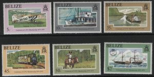BELIZE, 410-415, (6) SET, MNH, 1979, Internal Airmail Service