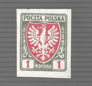 Poland 1919 - MNH - Scott #71 *