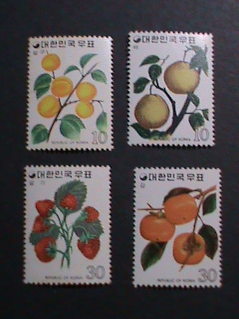 ​KOREA 1974- KOREA FRUITS PLANTS MNH VF- WE SHIP TO WORLD WIDE AND COMBINE