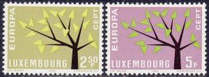 Luxembourg - 1962 - Scott #386-87 - MNH - Europa