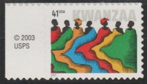 4220, Single.  Kwanzaa MNH,  .41cent.