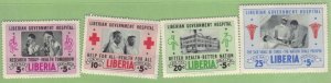 LIBERIA SC #B19,CB4-6 MNH 1954