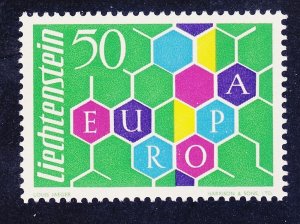 Liechtenstein 356 MNH 1960 EUROPA Issue Very Fine Scv $55.00