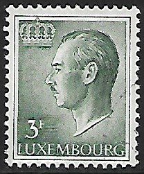 Luxembourg # 424 - Grand Duke Jean - 3F - used...(KlGr)