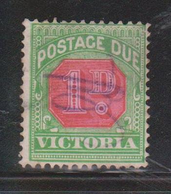 VICTORIA Scott # J16 Used - Postage Due